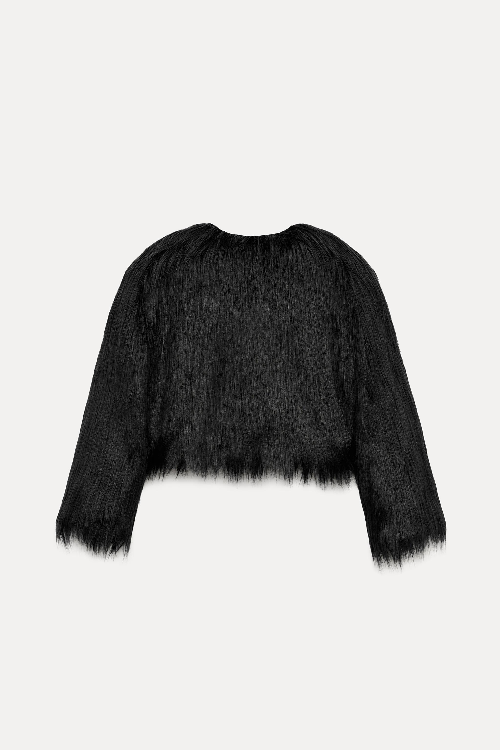 SHORT FAUX FUR JACKET ZW COLLECTION Product Image