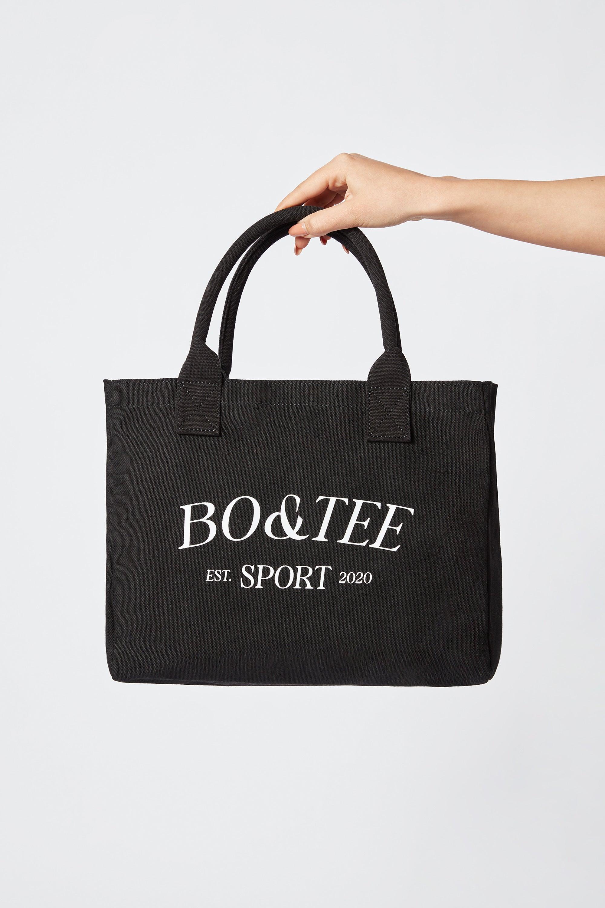 Small Canvas Tote Bag in Black Product Image