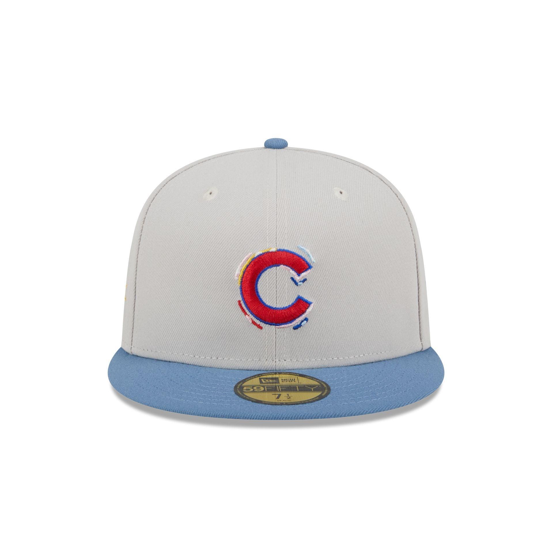 Chicago Cubs Color Brush 59FIFTY Fitted Hat Male Product Image