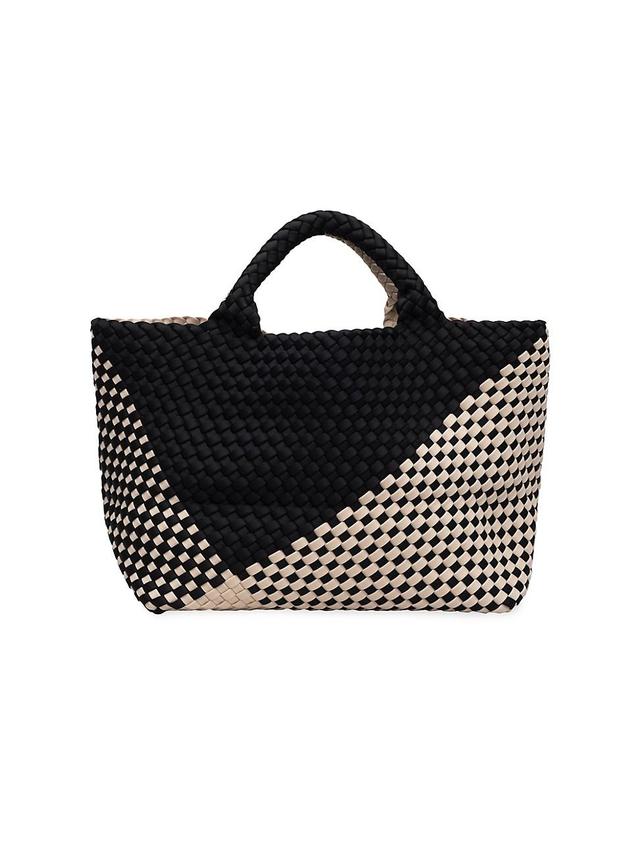 Womens St. Barths Medium Graphic Geo Tote Bag Product Image