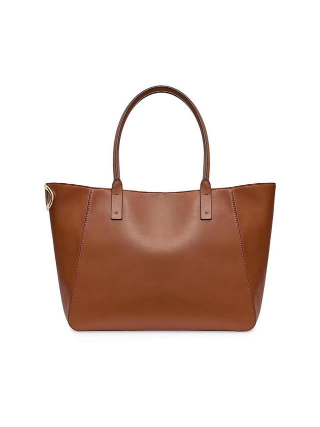 Womens VLogo Side Shopping Bag in Nappa Calfskin Product Image