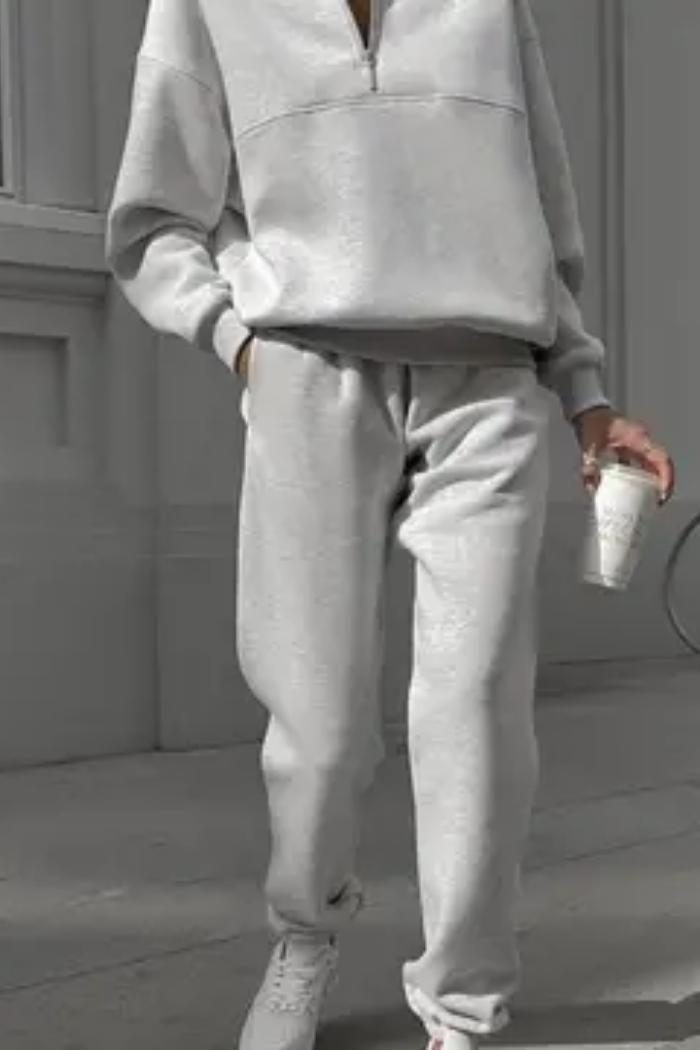 Quarter Zip Oversized Sweatshirt product image