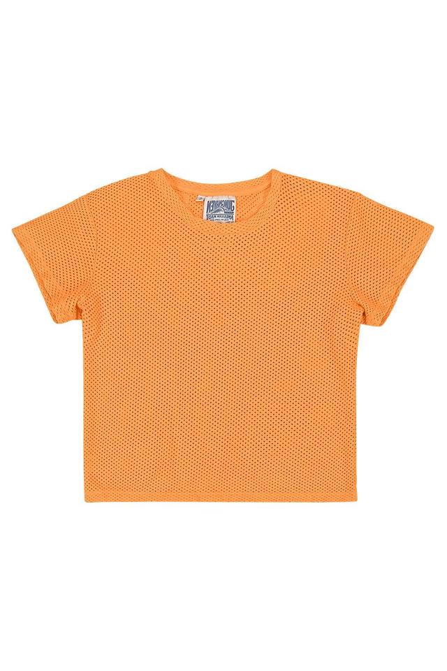 Carmen Mesh Cropped Tee Female Product Image