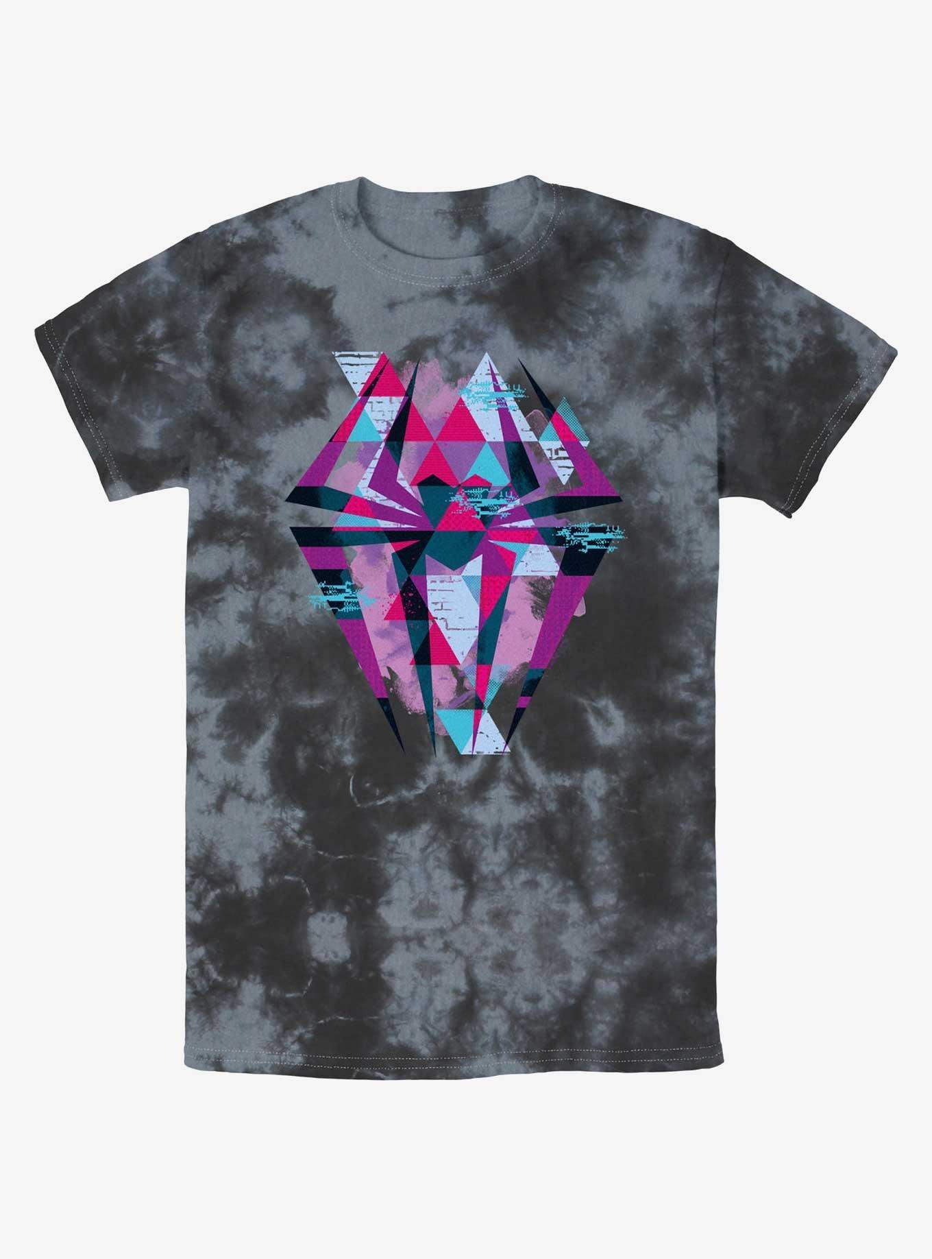 Marvel Spider-Man Geometric Spider Symbol Tie-Dye T-Shirt Product Image