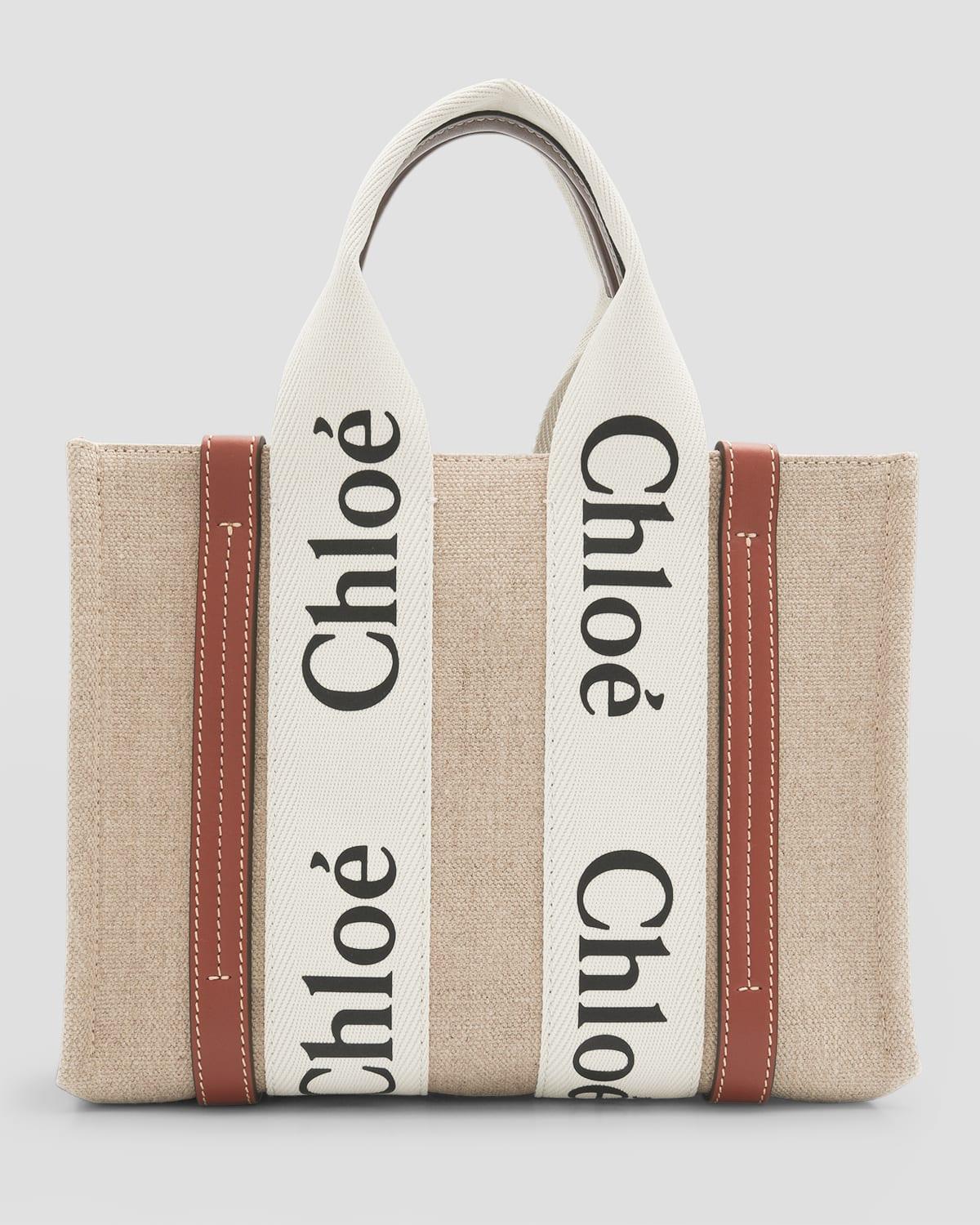 Woody Small Eco Linen Tote Bag Product Image