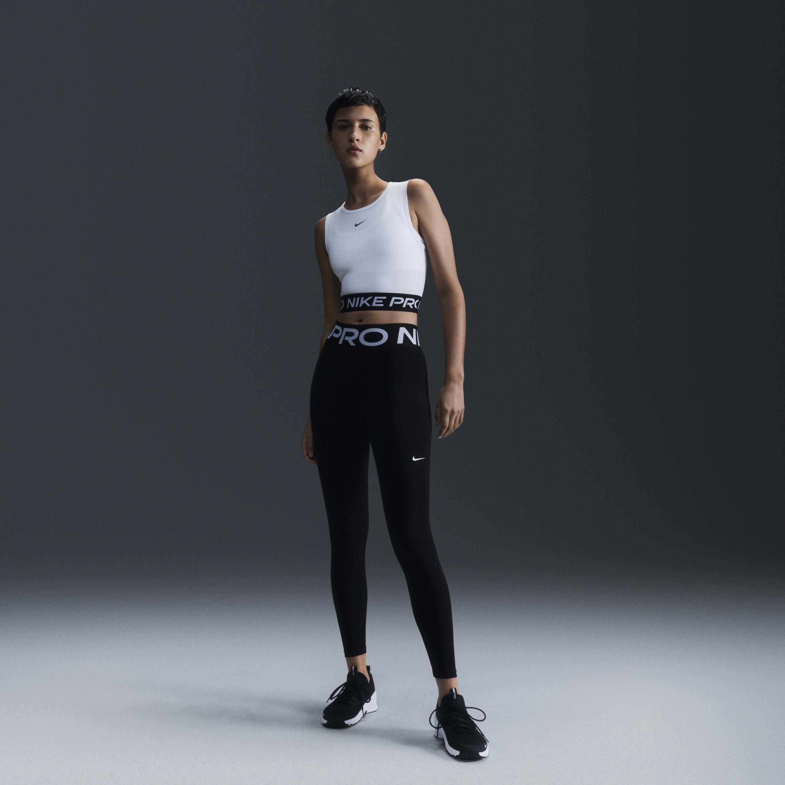 Women's Nike Pro Dri-FIT Cropped Tank Top Product Image