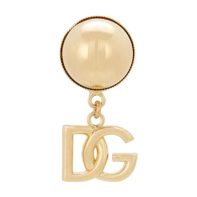 Logo-pendant Clip-on Earring In Gold Product Image