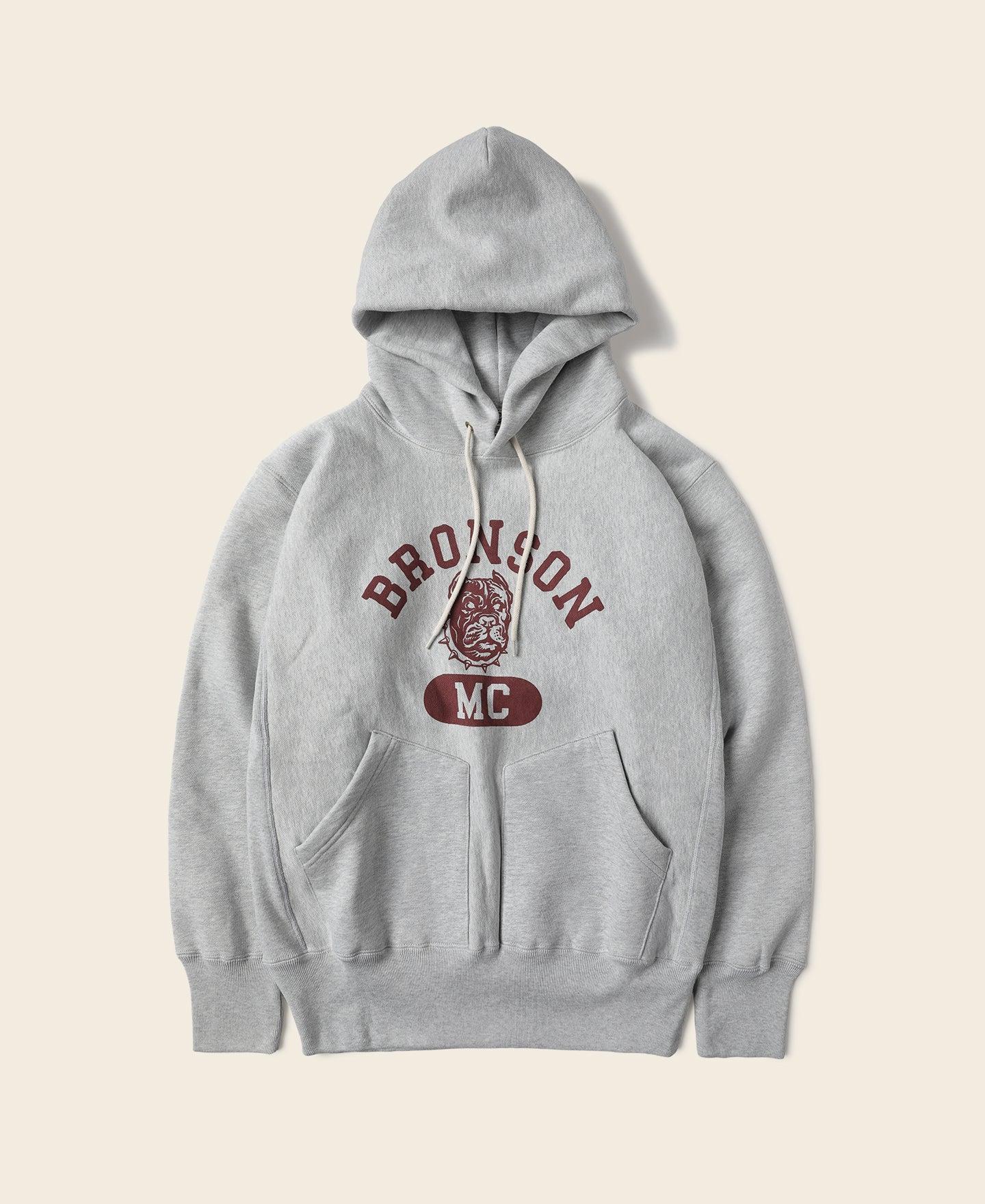 Motorcycle Club Logo-Print Reverse Weave Hoodie Product Image