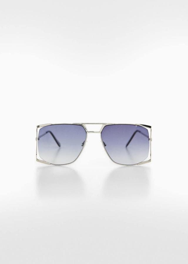 MANGO - Metallic frame sunglasses - One size - Women Product Image