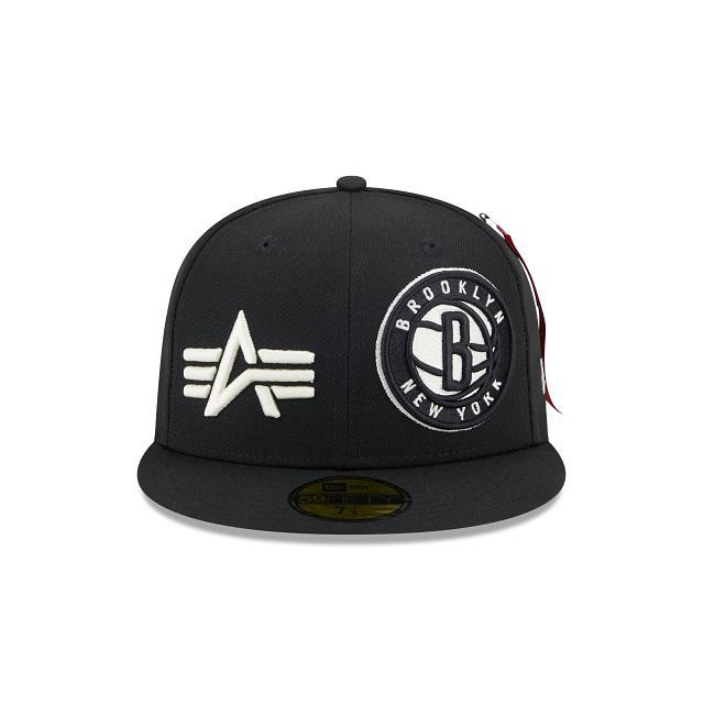 Alpha Industries X Brooklyn Nets Dual Logo 59FIFTY Fitted  Product Image