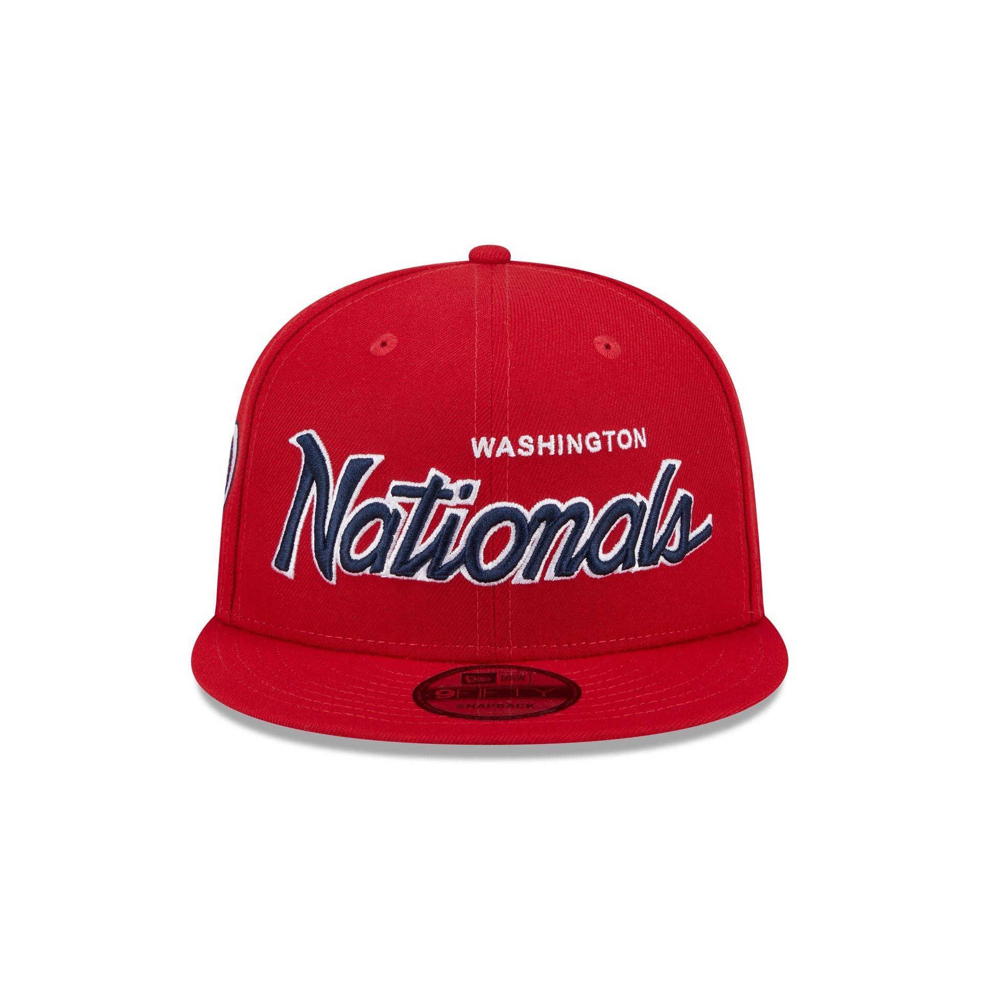 Washington Nationals Wordmark 9FIFTY Snapback Hat Male Product Image