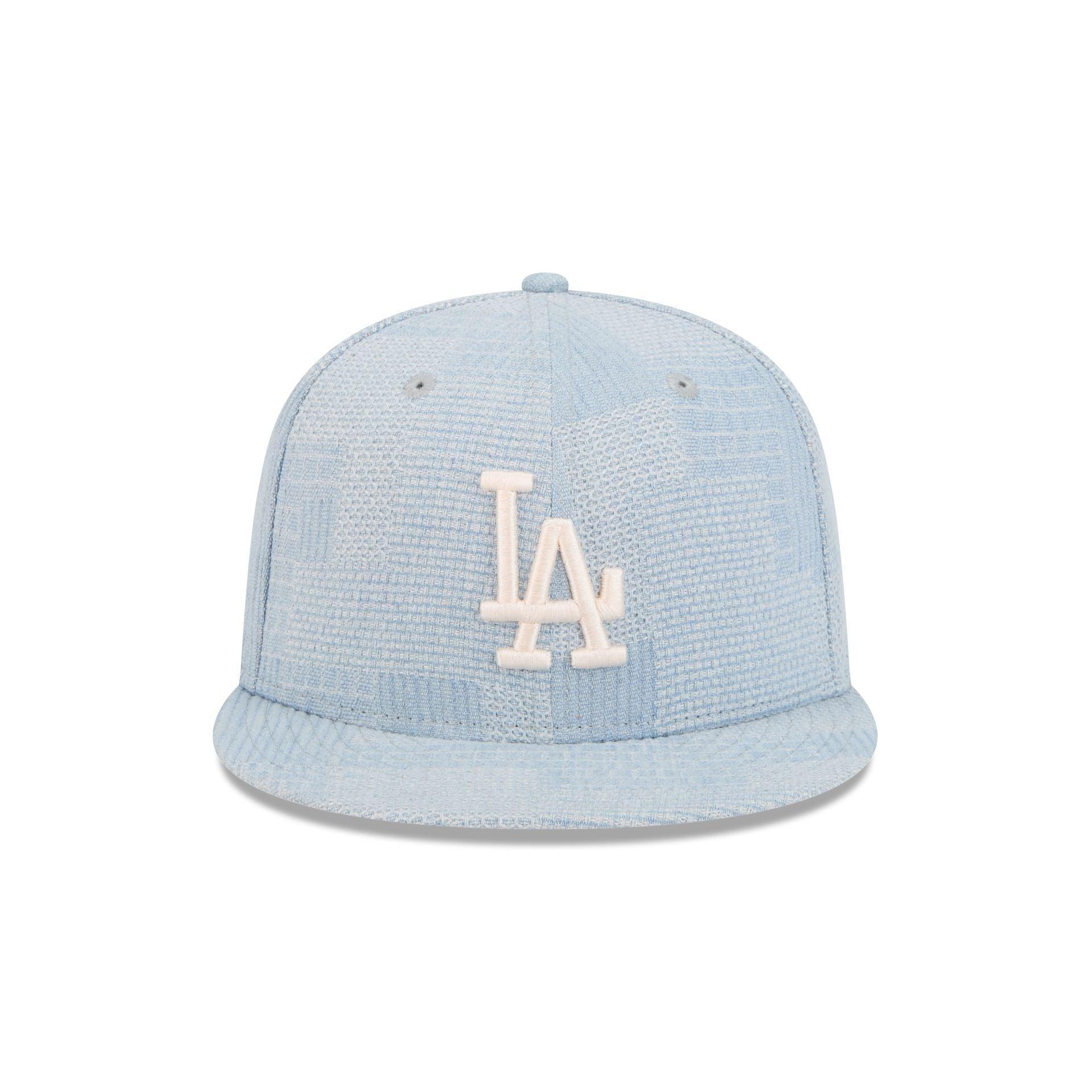 Los Angeles Dodgers Denim Patchwork 9FIFTY Snapback Hat Male Product Image