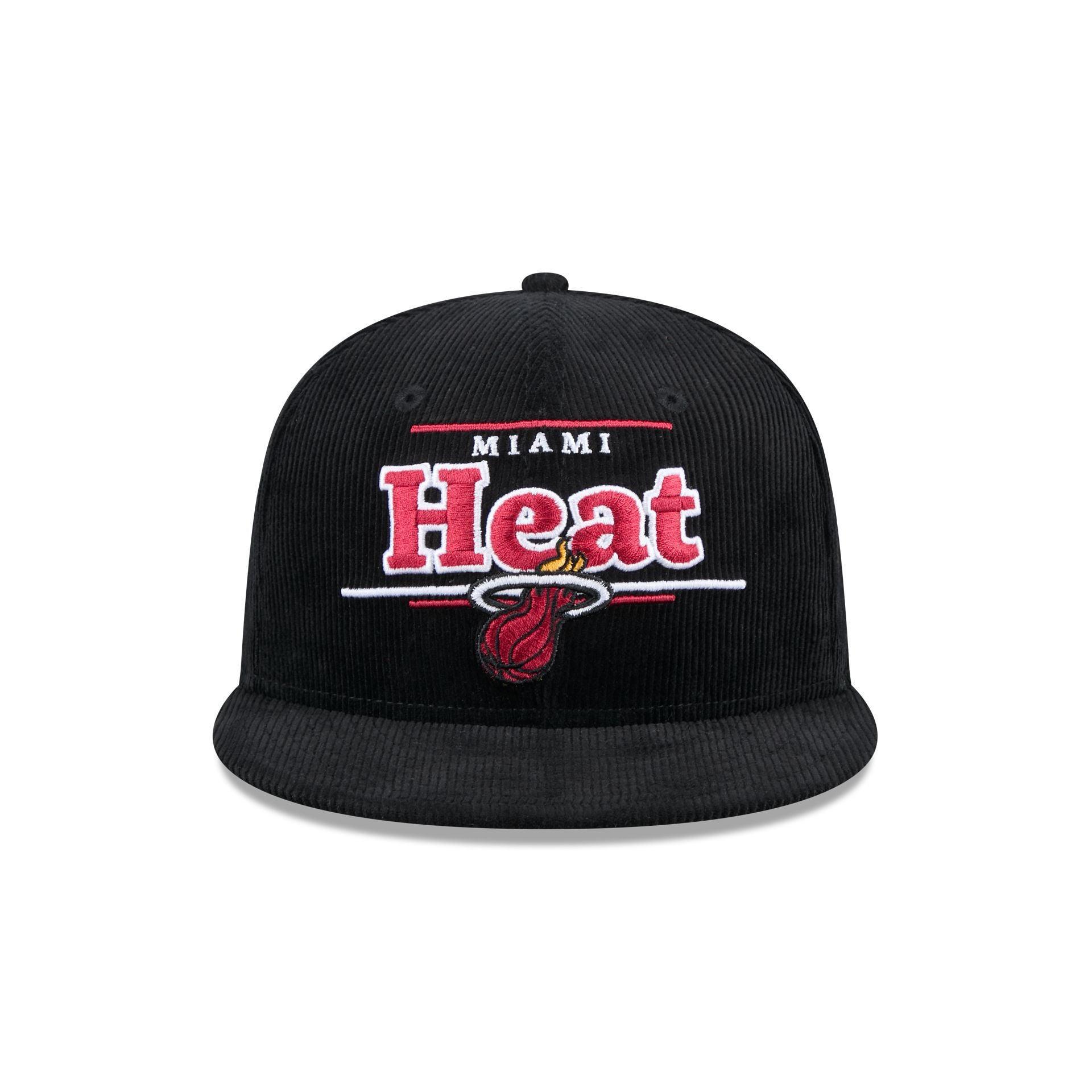 Miami Heat Throwback Display 9FIFTY Snapback Hat Male Product Image