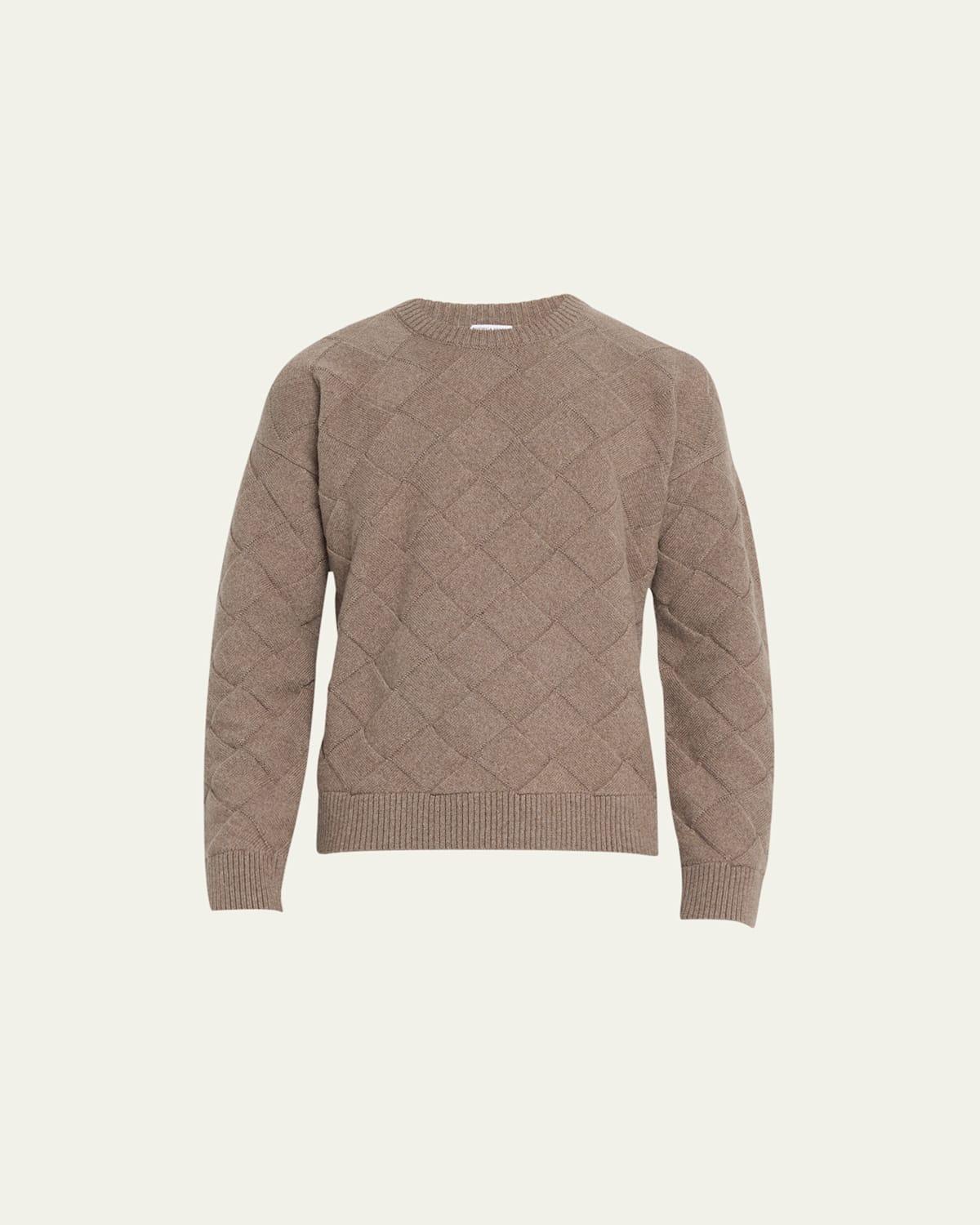 Mens Intrecciato Wool Sweater Product Image