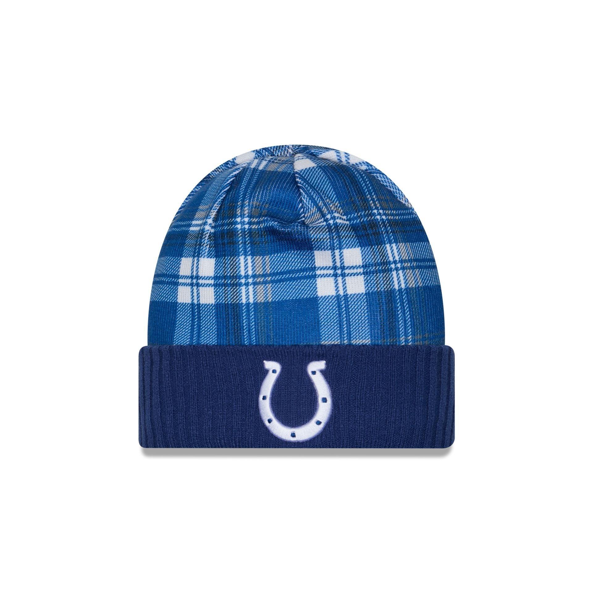 Indianapolis Colts 2024 Cold Weather Statement Knit Beanie Male Product Image