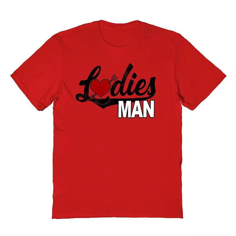 Mens Ladies Man Tee Product Image