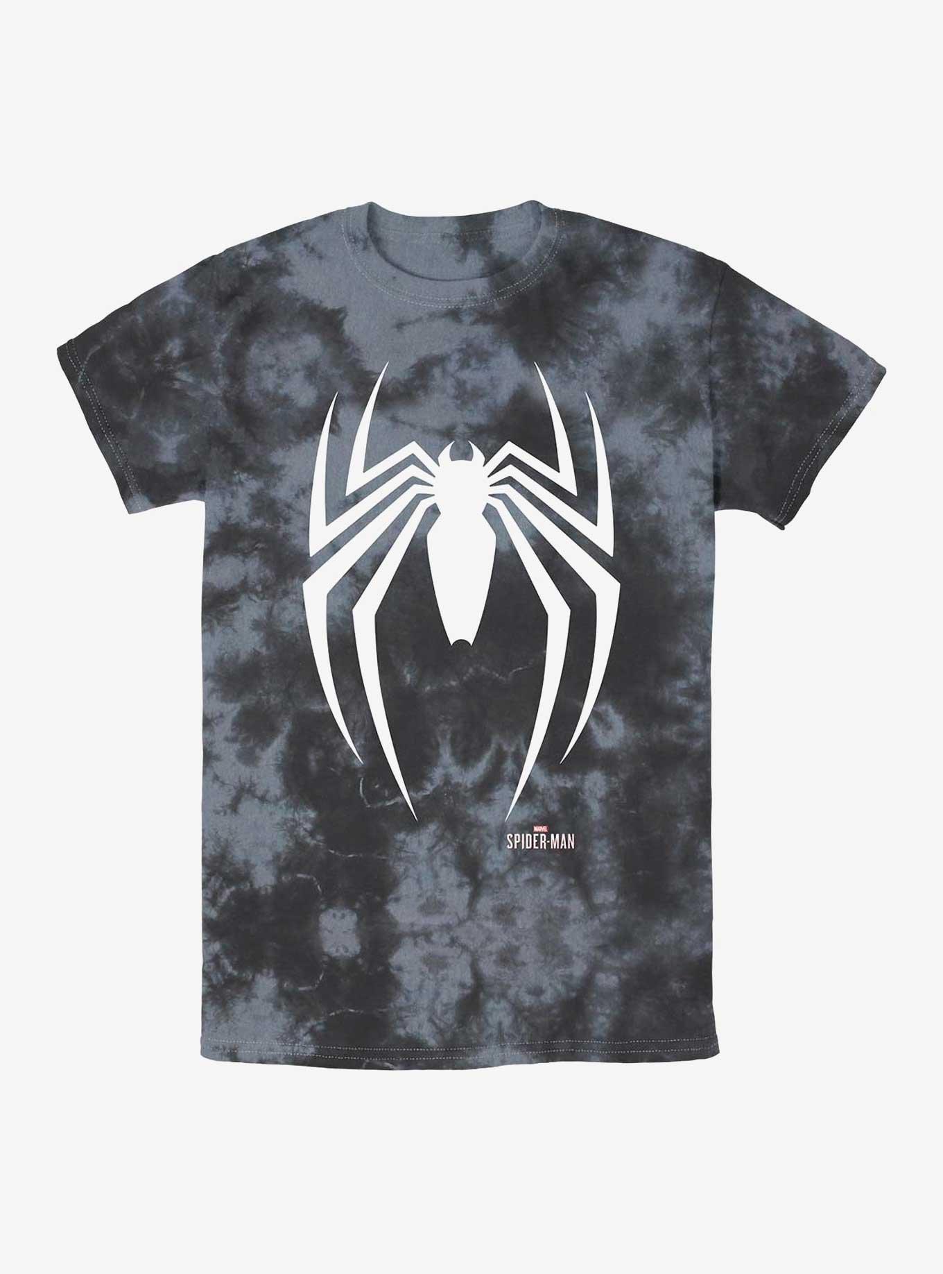 Marvel Spider-Man Spider Icon Tie-Dye T-Shirt Product Image