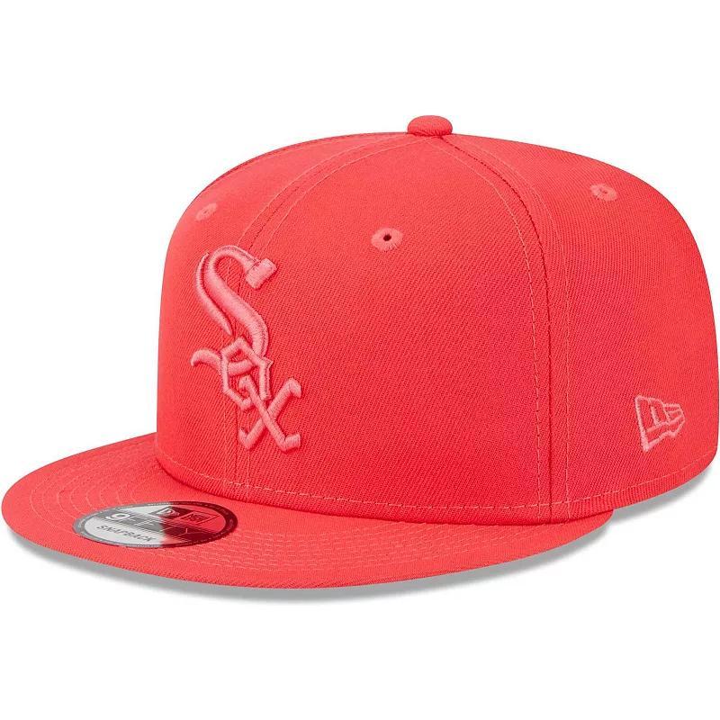 Mens New Era Red Chicago White Sox Spring Color Basic 9FIFTY Snapback Hat Product Image