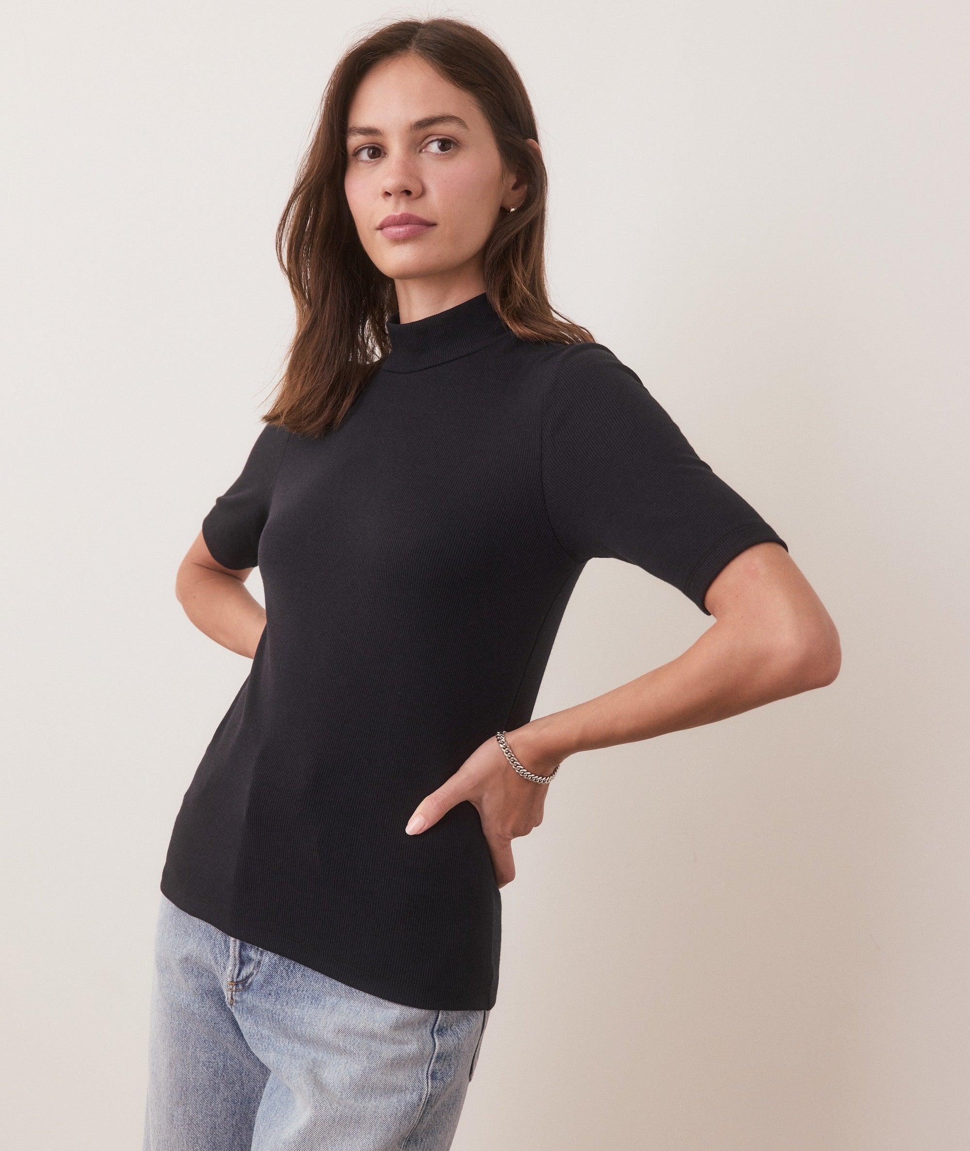 Lexi Rib Mock Neck Top Product Image