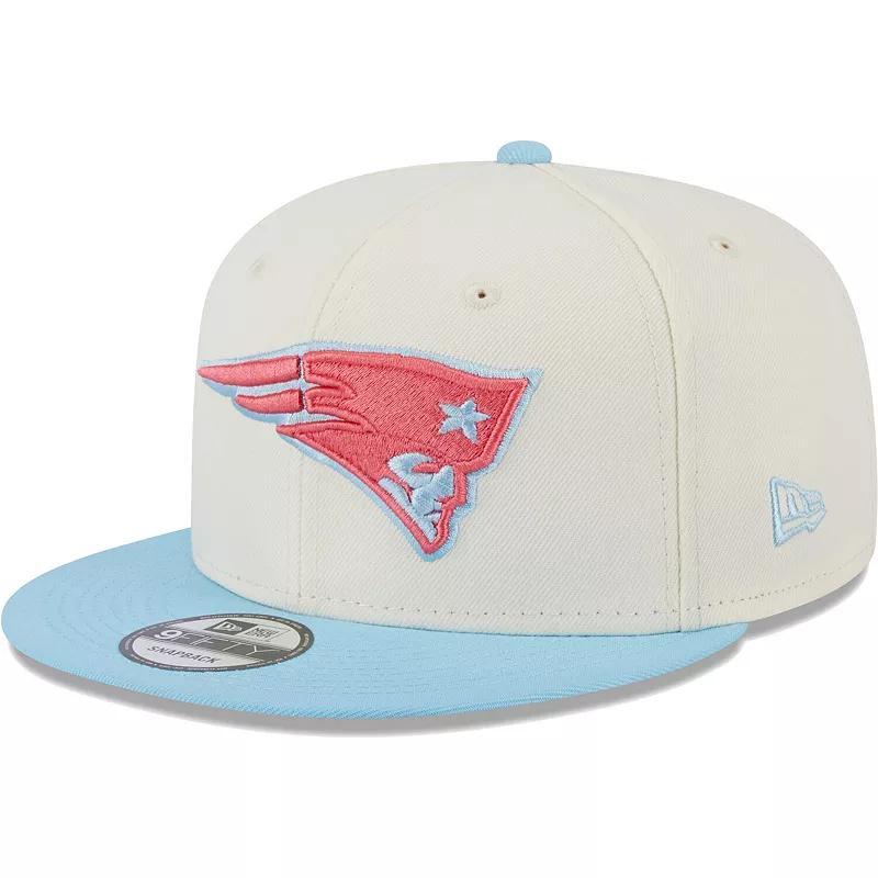 Mens New Era Cream New England Patriots Two-Tone Color Pack 9FIFTY Snapback Hat - Cream Product Image