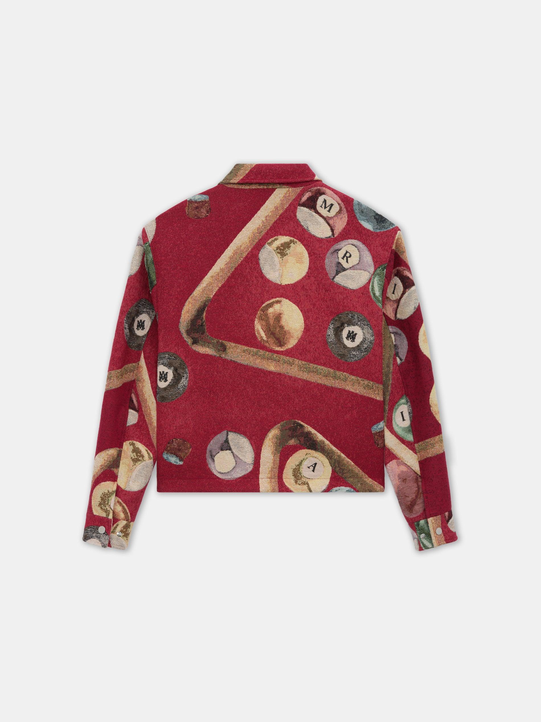 BILLIARDS TAPESTRY BLOUSON - Deep Red Male Product Image