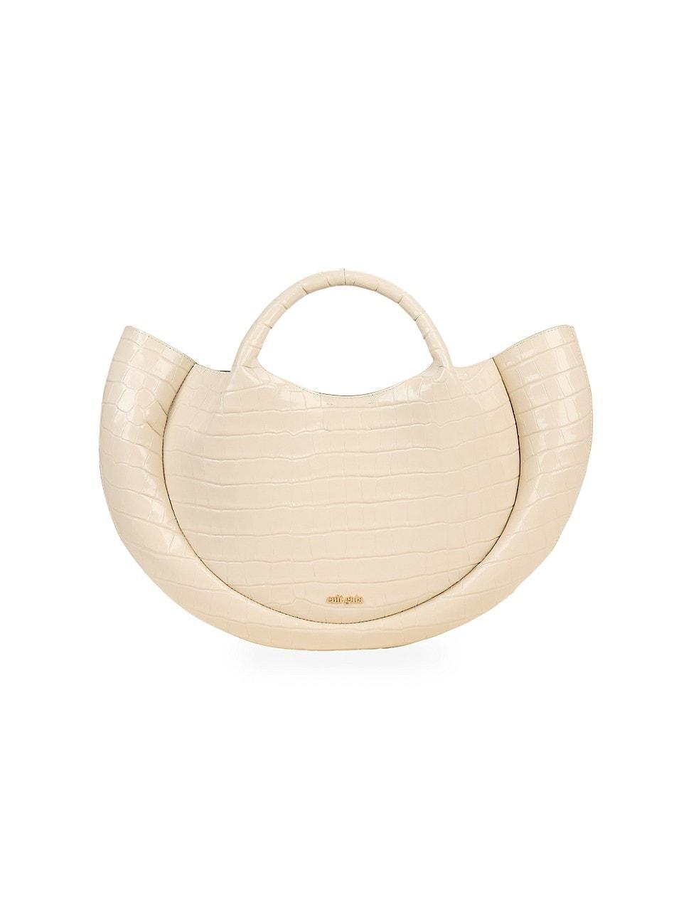 Womens Bella Leather Top-Handle Bag Product Image