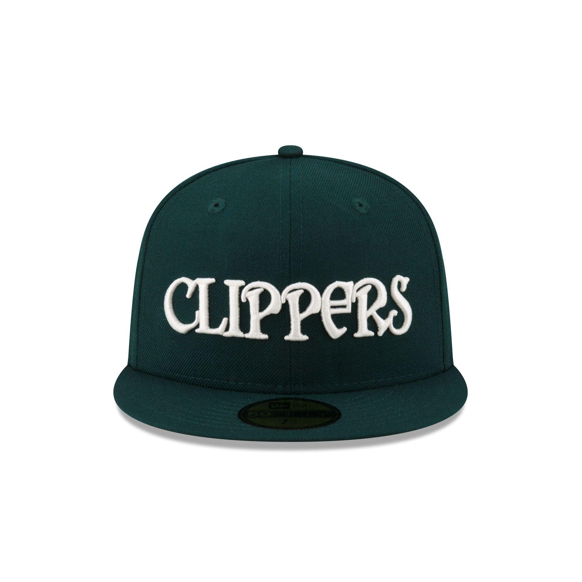 Just Caps Dark Green Wool Los Angeles Clippers 59FIFTY Fitted Hat Male Product Image