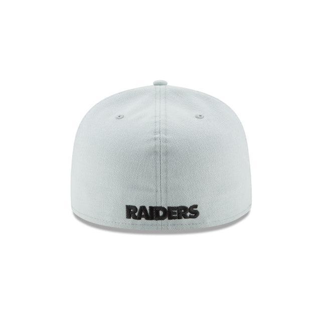 Las Vegas Raiders Grey 59FIFTY Fitted Hat Male Product Image