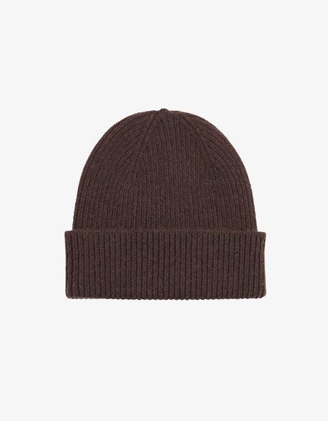 Merino Wool Beanie - Coffee Brown Product Image