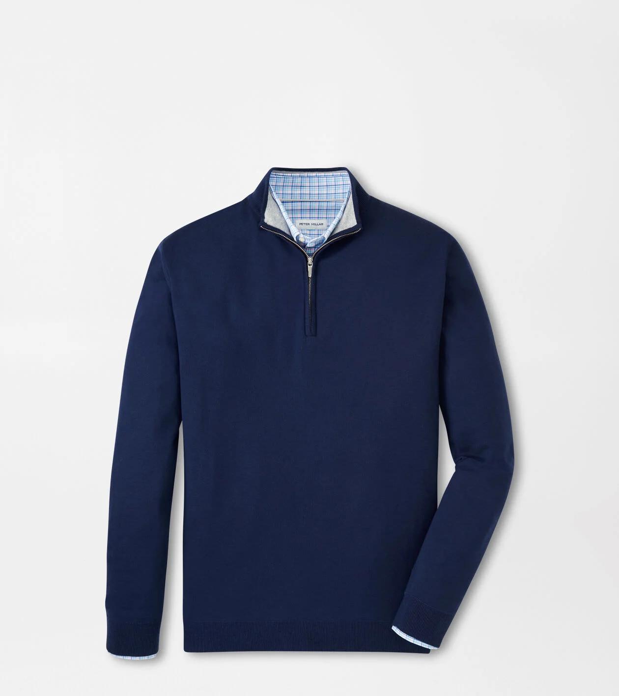 Coolspun Cotton Quarter-Zip Sweater Product Image