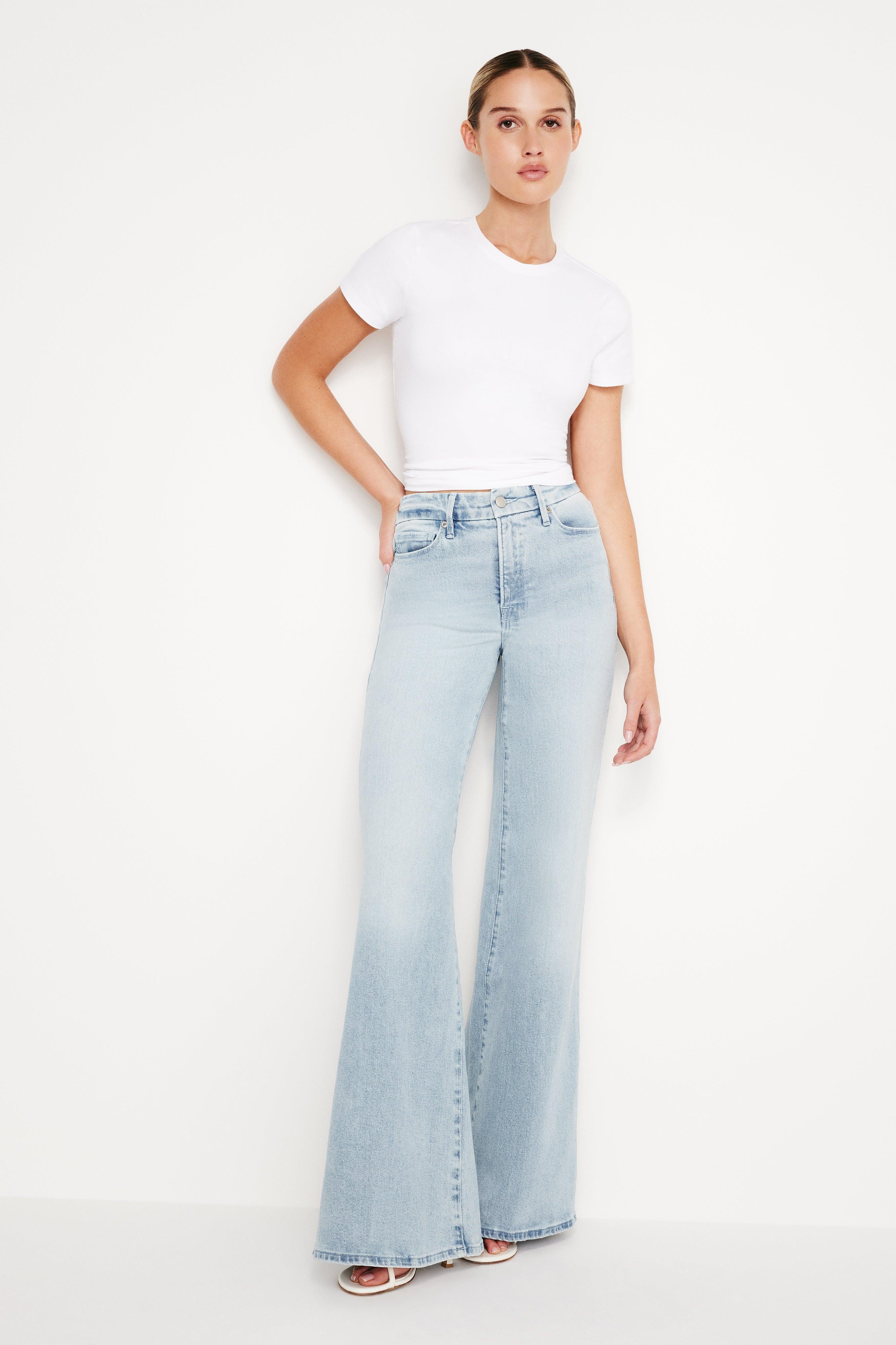 GOOD WAIST PALAZZO JEANS | BLUE452 Product Image