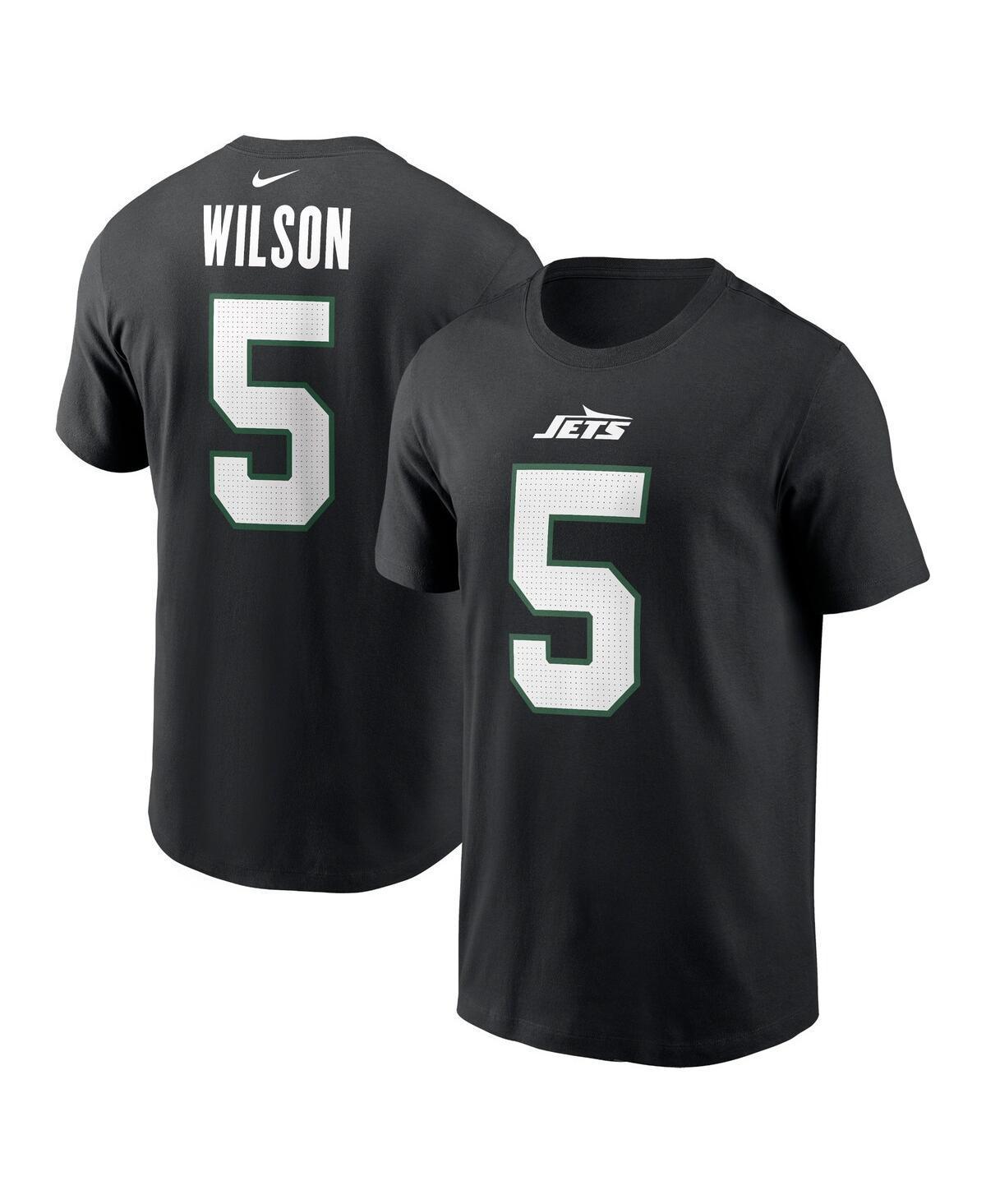 Mens Nike Garrett Wilson New York Jets Name & Number T-Shirt Product Image