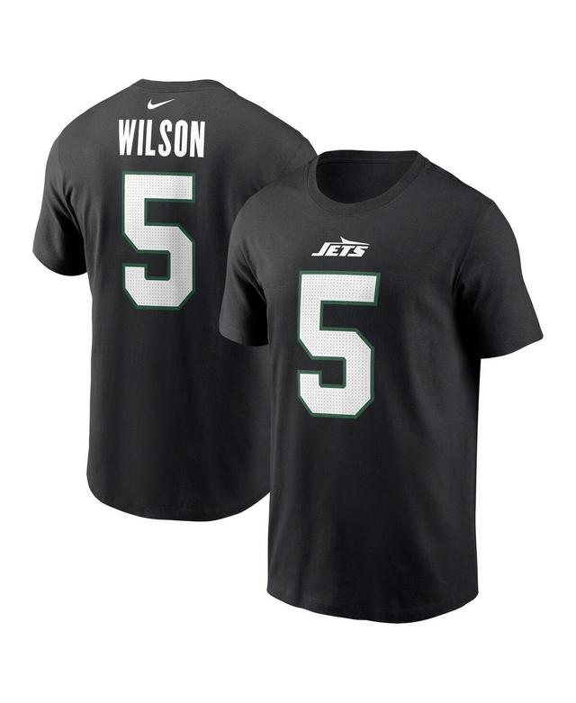 Mens Nike Garrett Wilson New York Jets Name & Number T-Shirt Product Image