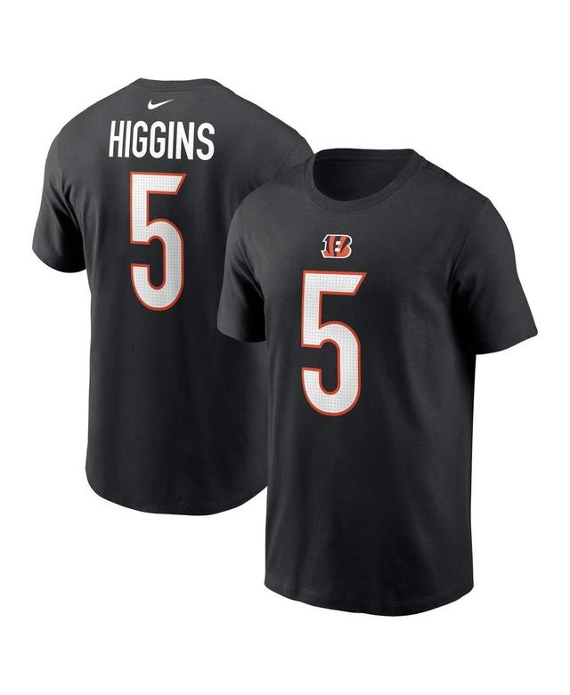 Mens Nike Tee Higgins Black Cincinnati Bengals Player Name and Number T-shirt Product Image