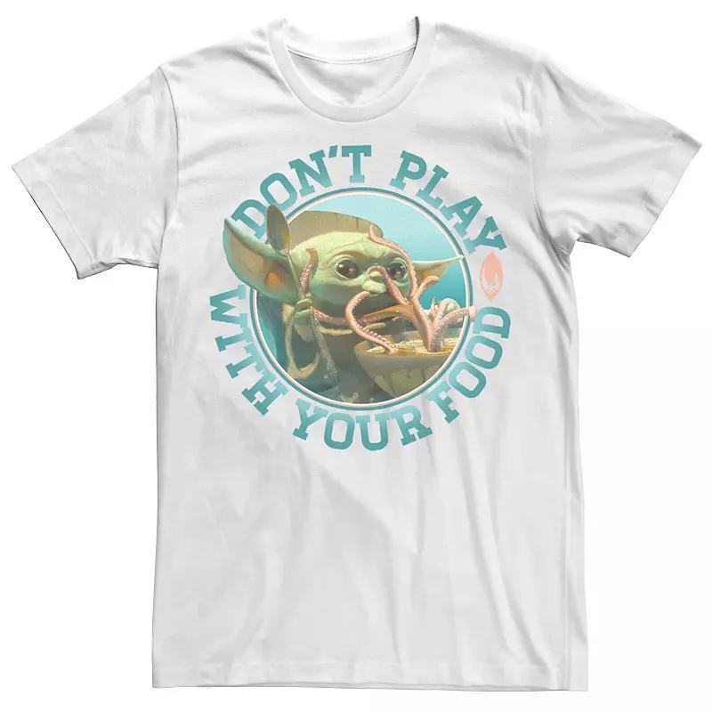 Big & Tall Star Wars: The Mandalorian Child Dont Play With Food R21 Tee, Mens Product Image