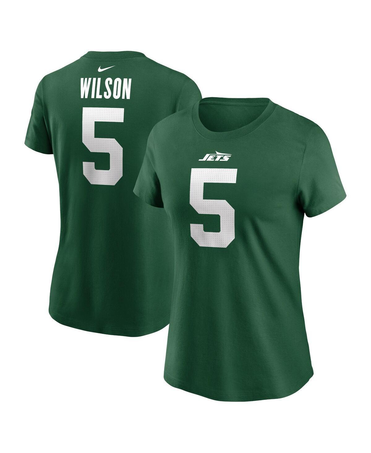 Womens Nike Garrett Wilson Legacy New York Jets Name & Number T-Shirt Product Image