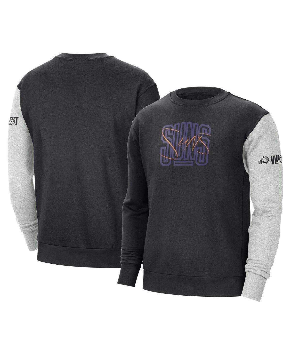 Mens Nike Black Phoenix Suns Courtside Versus Force & Flight Pullover Sweatshirt - Black Product Image