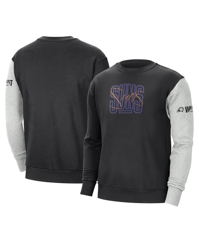 Mens Nike Black Phoenix Suns Courtside Versus Force & Flight Pullover Sweatshirt - Black Product Image