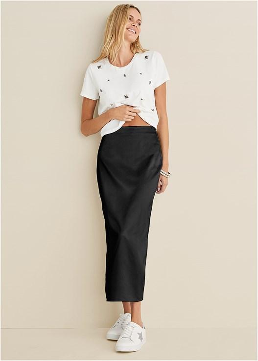 Midi Slip Skirt Product Image