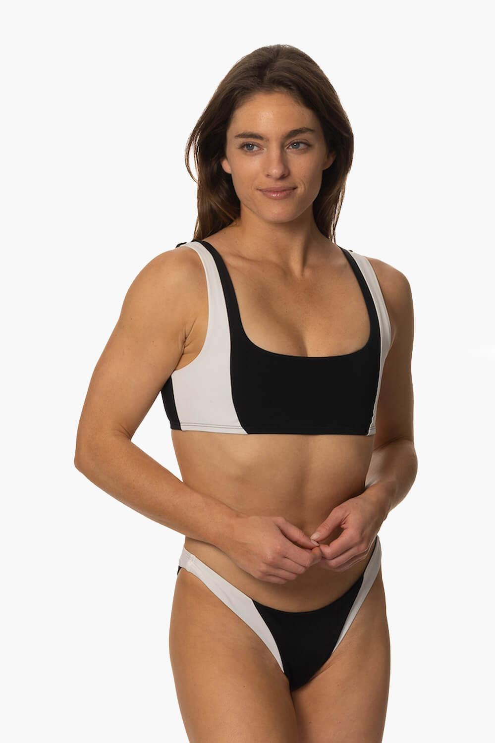 Valentina Bikini Bottom - Black & White Female Product Image