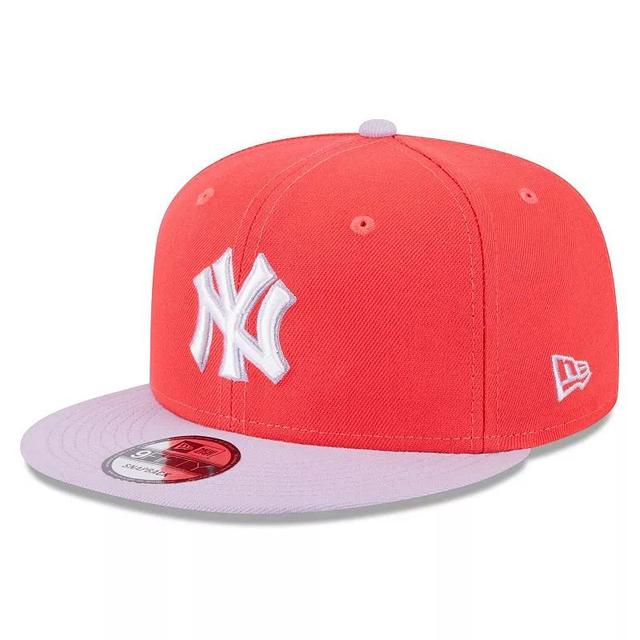 Mens New Era /Purple New York Yankees Spring Basic Two-Tone 9FIFTY Snapback Hat Product Image