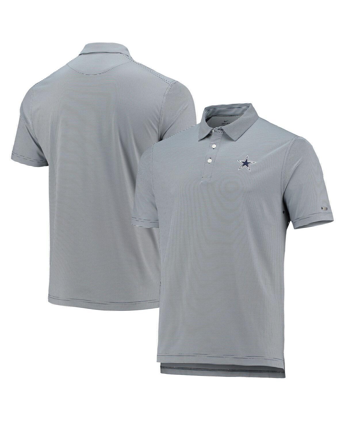 Mens Nike Golf Dallas Cowboys Player Control Stripe Performance Polo Blue Product Image