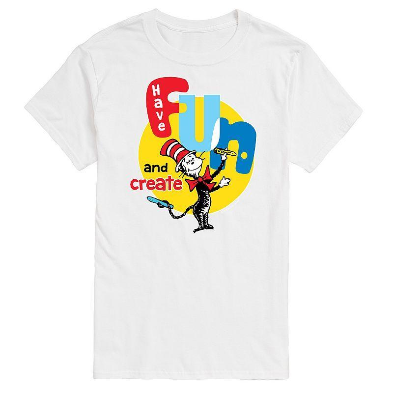 Mens Dr. Seuss Have Fun And Create Tee Product Image