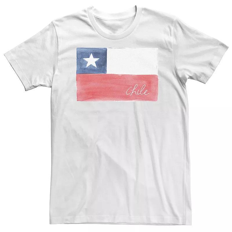 Big & Tall HHM Chile Flag Watercolor Tee, Mens Product Image