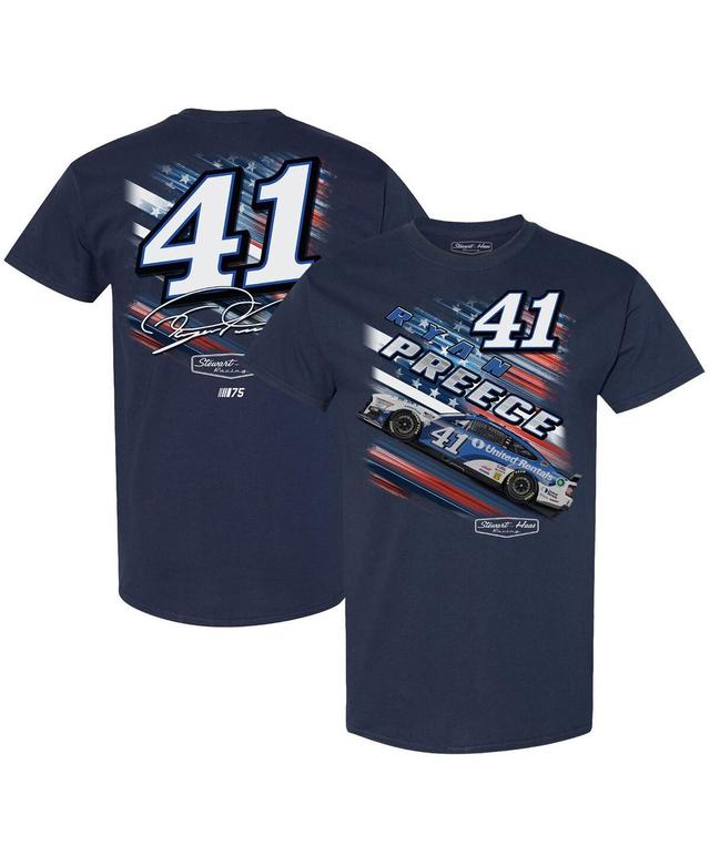 Mens Stewart-Haas Racing Team Collection Navy Ryan Preece Patriotic Fuel T-shirt Product Image