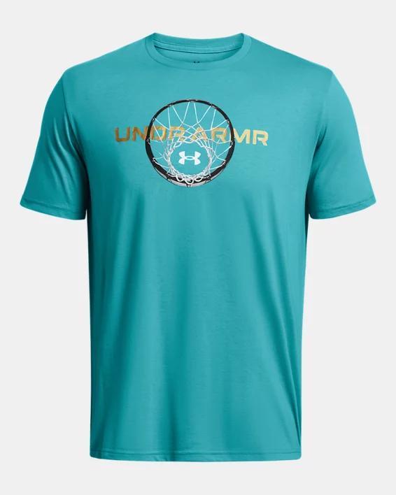 Men's UA Basketball Net Wordmark Short Sleeve Product Image