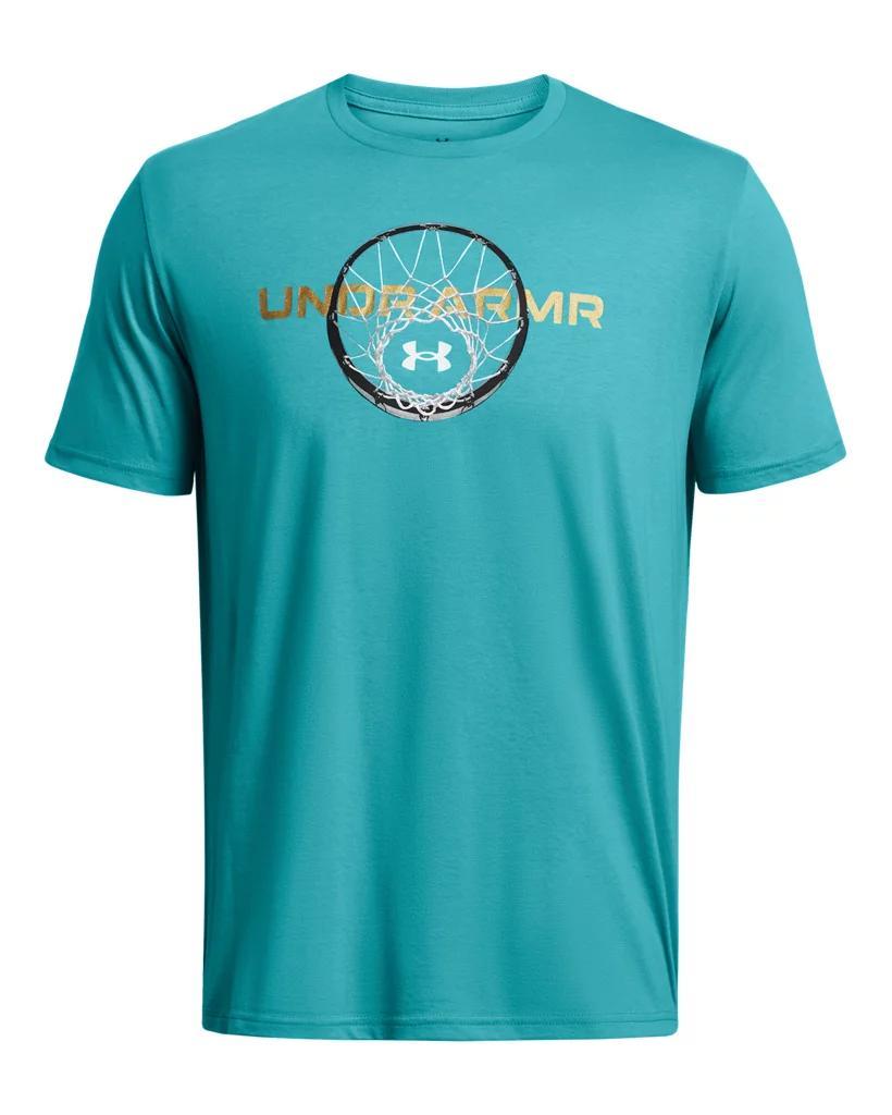 Men's UA Basketball Net Wordmark Short Sleeve Product Image