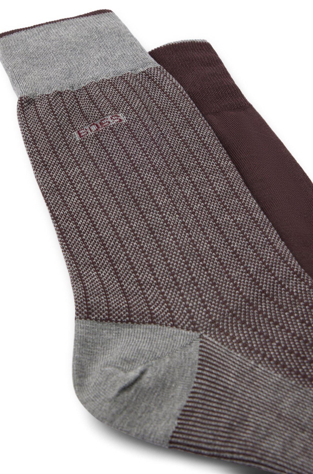 Two-pack of socks in mercerized cotton Product Image