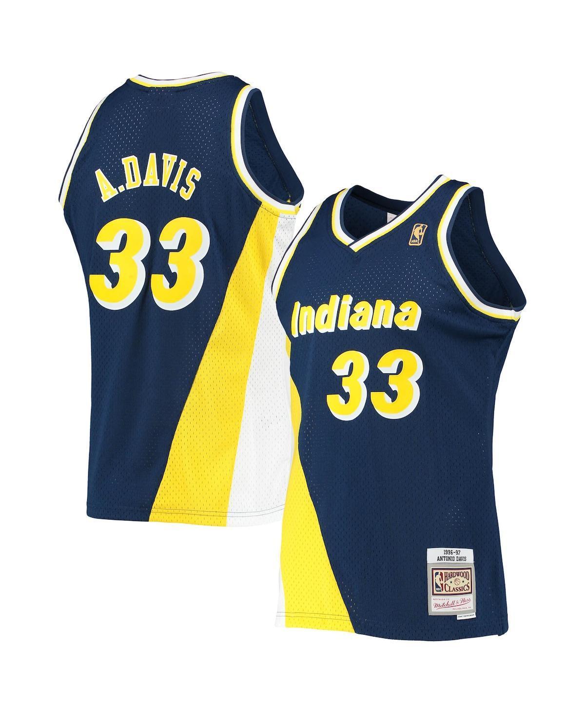 Mens Antonio Davis Navy Indiana Pacers 1996-97 Hardwood Classics Swingman Jersey - Navy Product Image