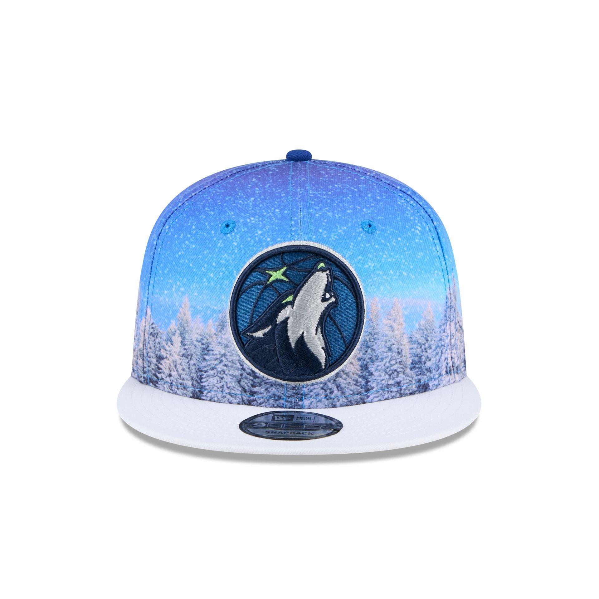 Minnesota Timberwolves Winter Photoreal 9FIFTY Snapback Hat Male Product Image